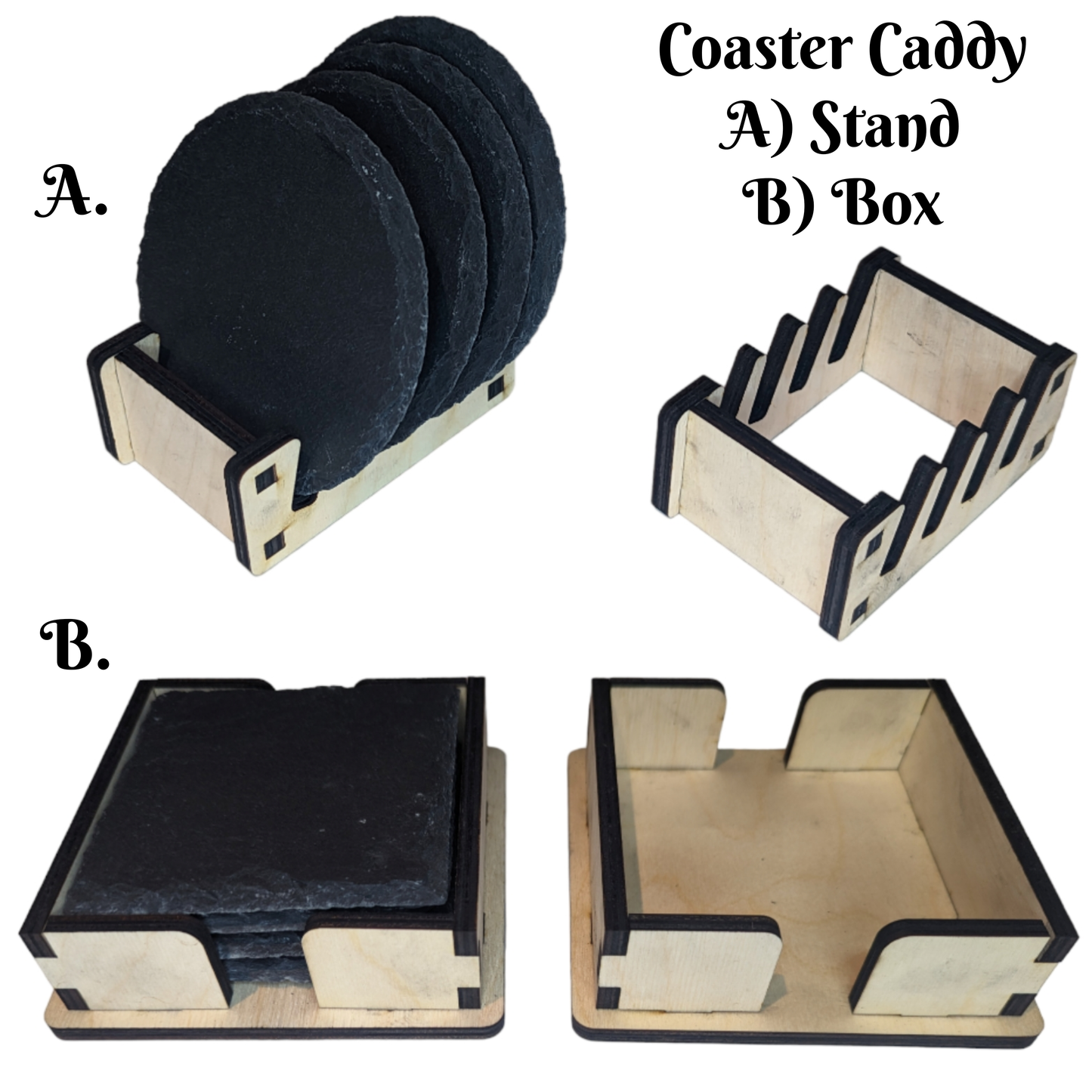 Coaster box/stand