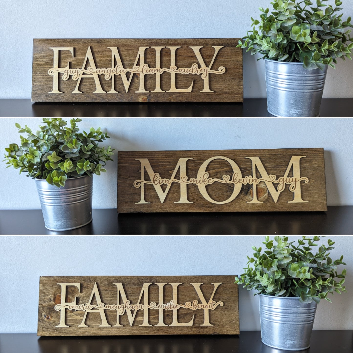 Custom Mom | Dad | Love | Family signs