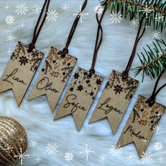 Personalized gift tags