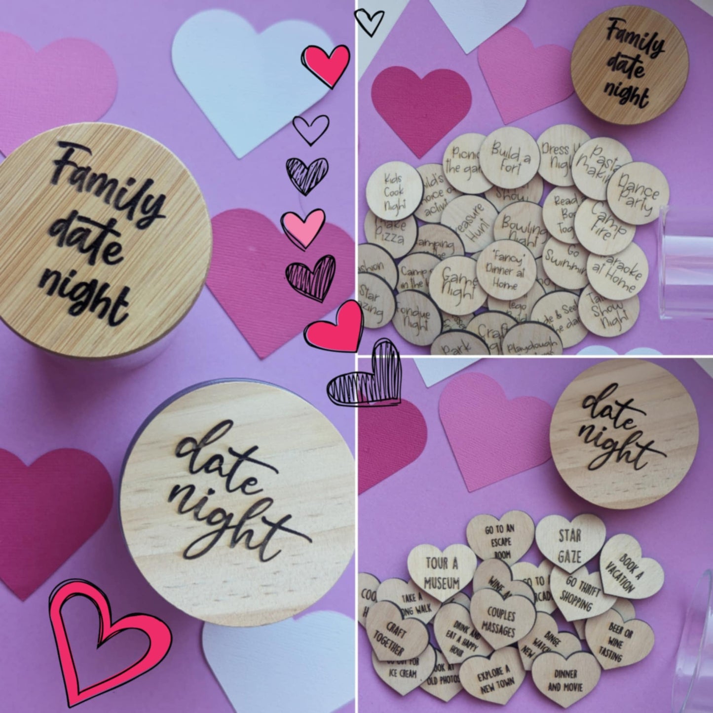 Date night / Family date night tokens