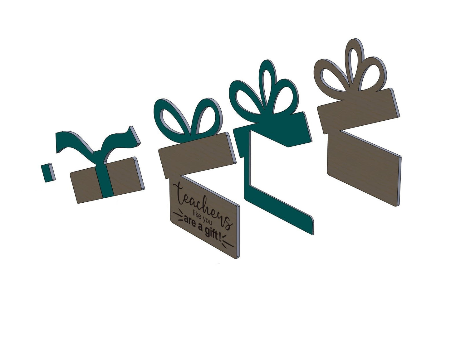 Teachers like you are a gift (gift card holder)