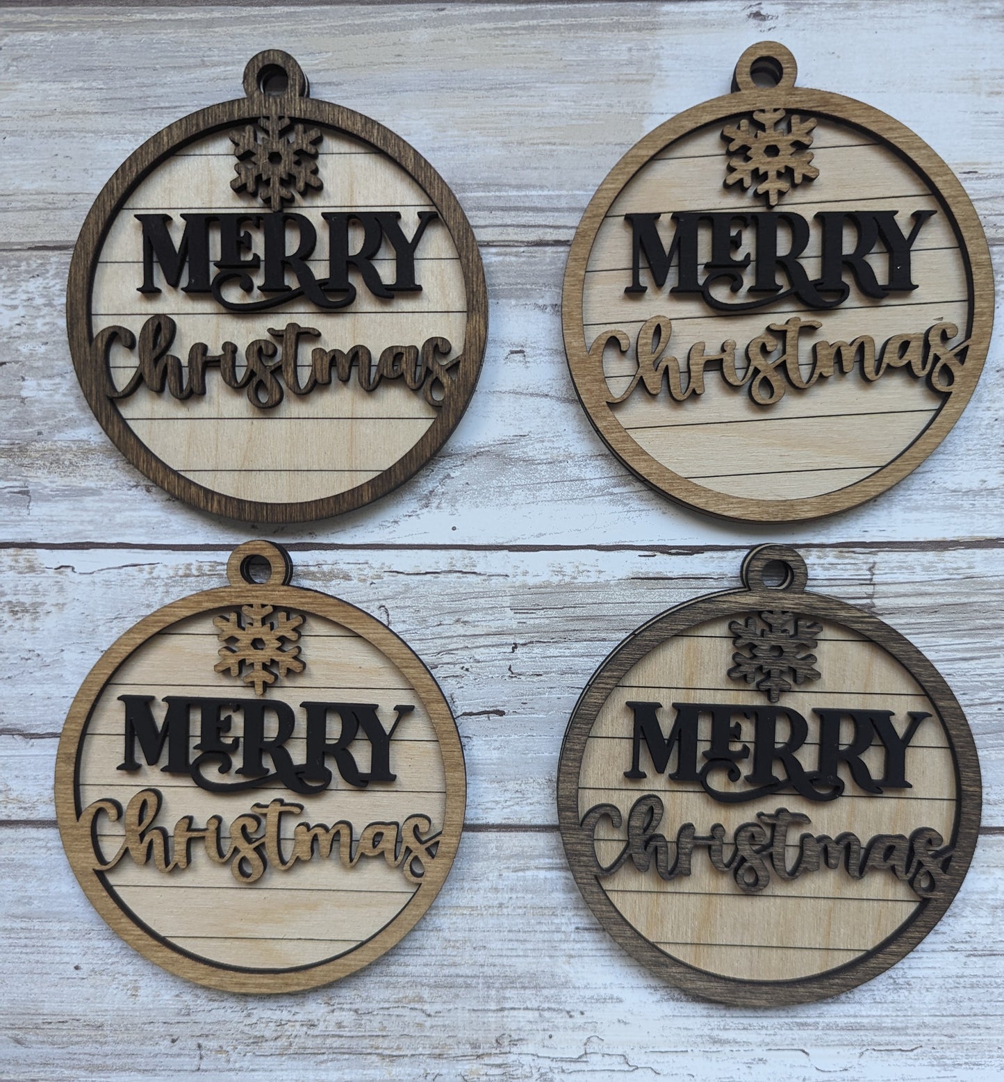 Merry Christmas ornaments