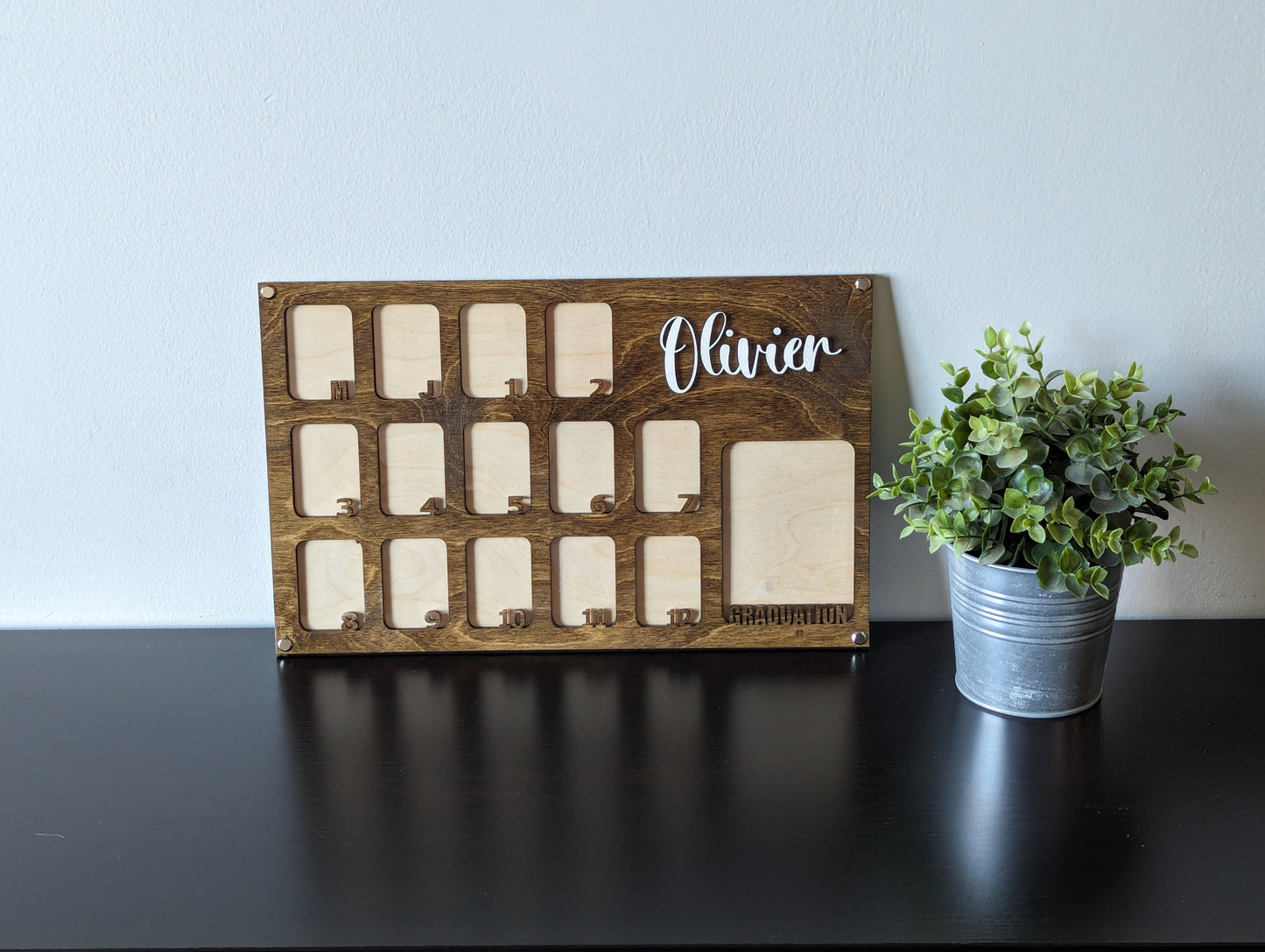 Bilingual School years photo frame JK-Graduation