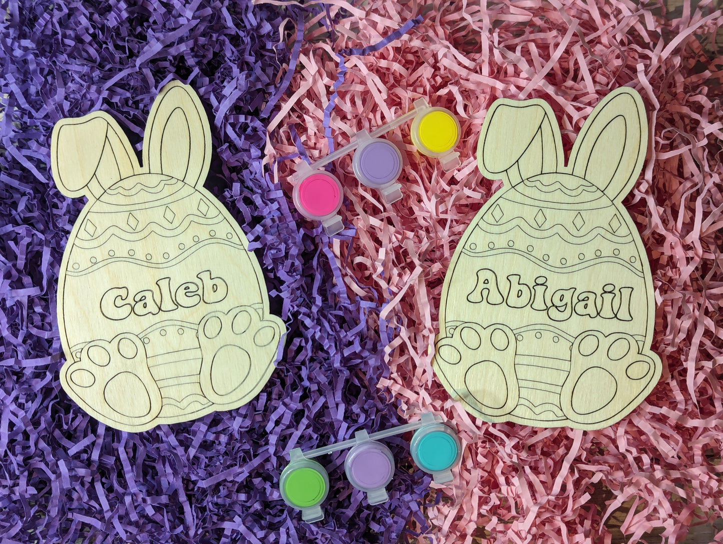 DIY Easter Bunny paint kits